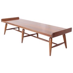 Solid Maple Six Legges Bench or Coffee Table with rolled edges