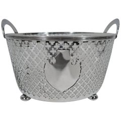 Antique American Edwardian Sterling Silver Ice Bucket