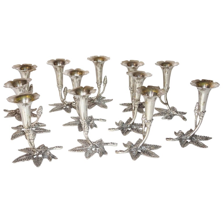 Cartier, Sterling Silver Place Card Holders, Set of 12 at 1stdibs