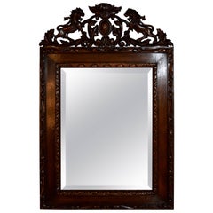 19th Century English Armorial Mirror