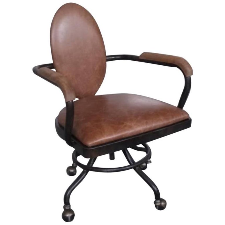 Antique Industrial Adjustable Drafting Stool by Sikes at 1stdibs