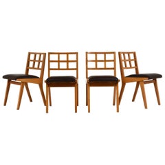 Set of Four Mid-Century Modern Style Dining Chairs