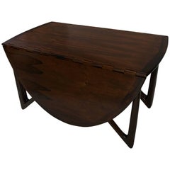 Retro Niels Koefoed Rosewood Gateleg Table