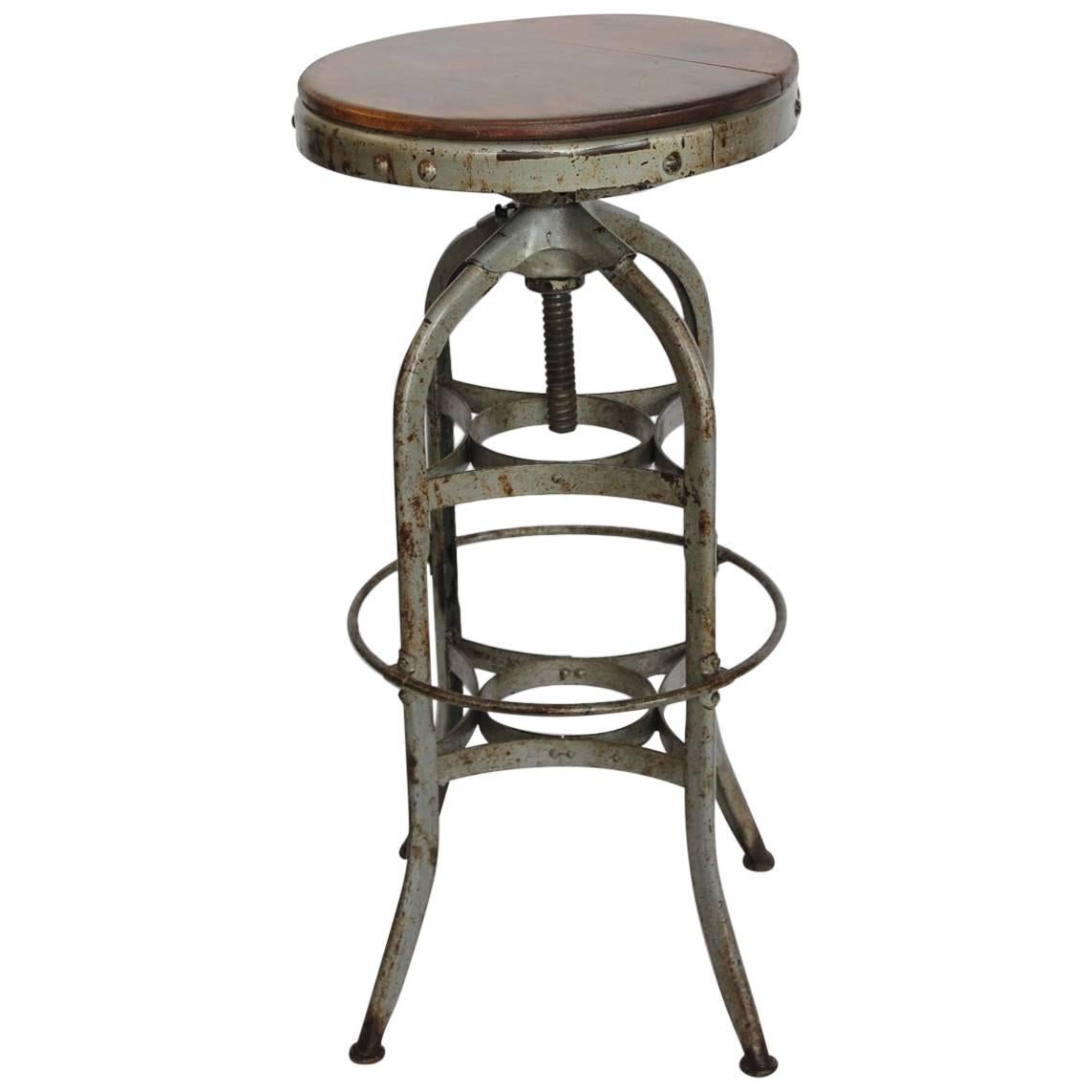 1930s Toledo Factory Stool For Sale
