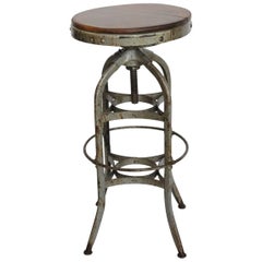 Vintage 1930s Toledo Factory Stool