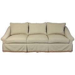 Large Custom-Made Deep Seated Sofa