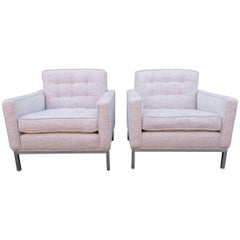 Paire de fauteuils de salon Knoll