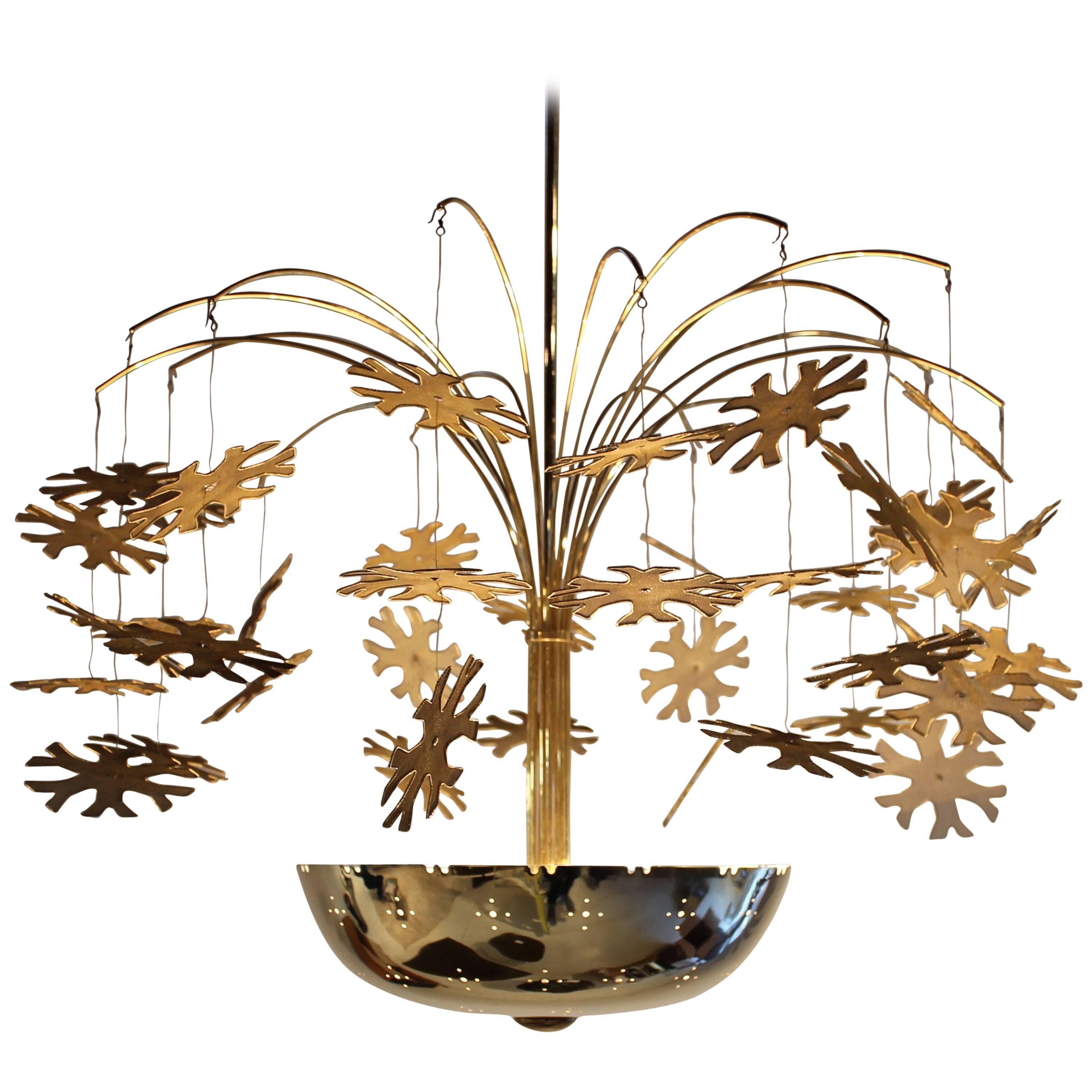 Paavo Tynell Snowflake Chandelier