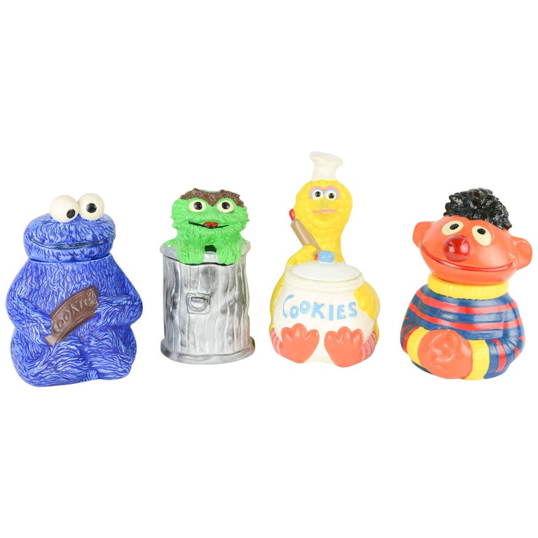 Amazing Muppet's Sesame Street Cookie Jar Collection from 1973 For Sale