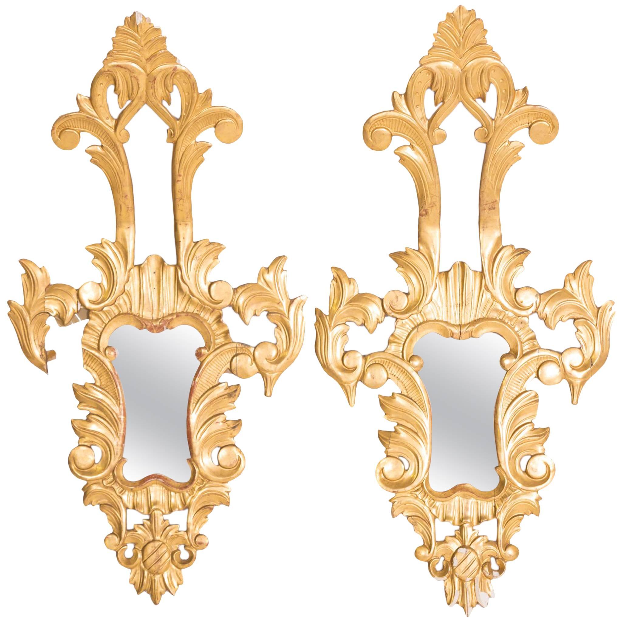 Pair of Vintage Venetian Mirrors