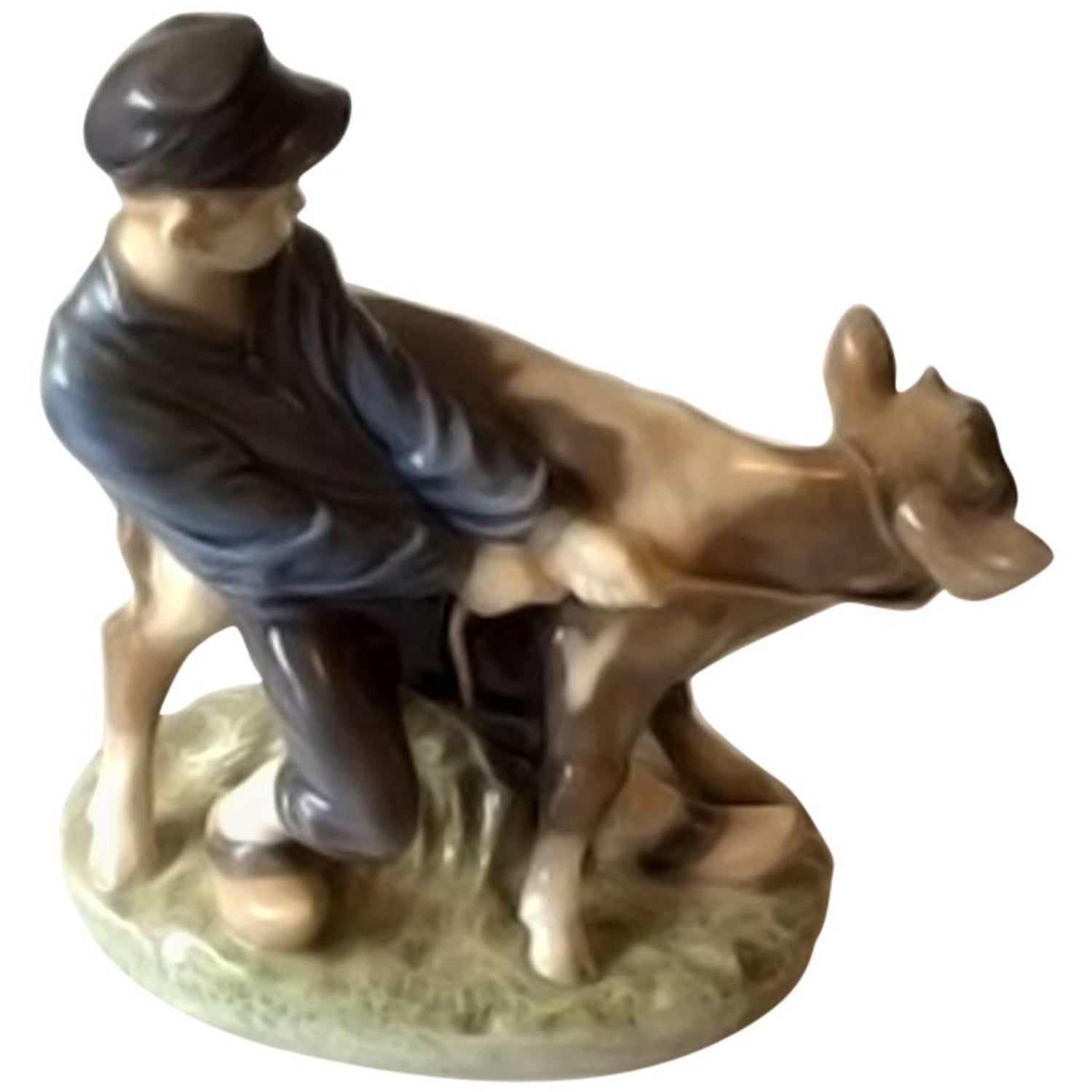 Royal Copenhagen Figurine Boy With Calf 772 For Sale At 1stdibs Royal Copenhagen Figurine Boy With Calf 772 For Sale At 1stdibs