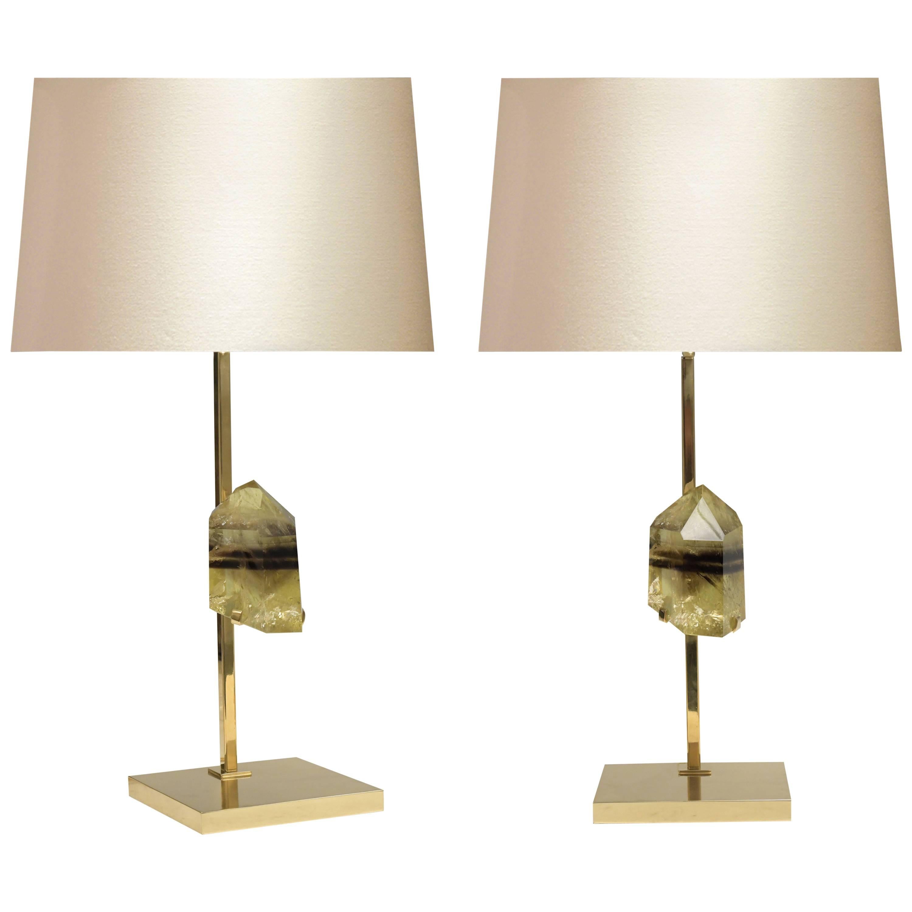 Pair of Modern Topiz Mount Lamps For Sale