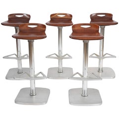 Set of Five Indecasa Stools