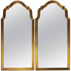 Pair of 1970s Large Italian Florentine Mirrors