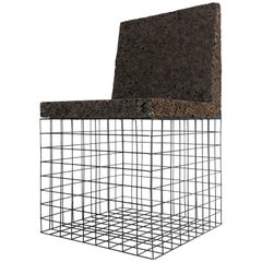 Grove Chair in Toasted Cork and Metal / black Minimal / Design Award Winner