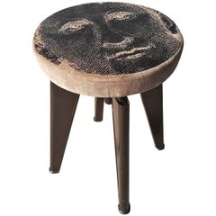 Dominique Clemenceau Stool by Andre Domin and Marcel Geneviere