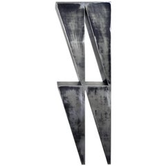 Sculptural Contemporary Metal Art Balance Shelving Statera