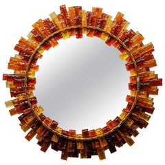 Colored Framed Mirror
