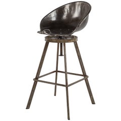 Metal Barrel Stool