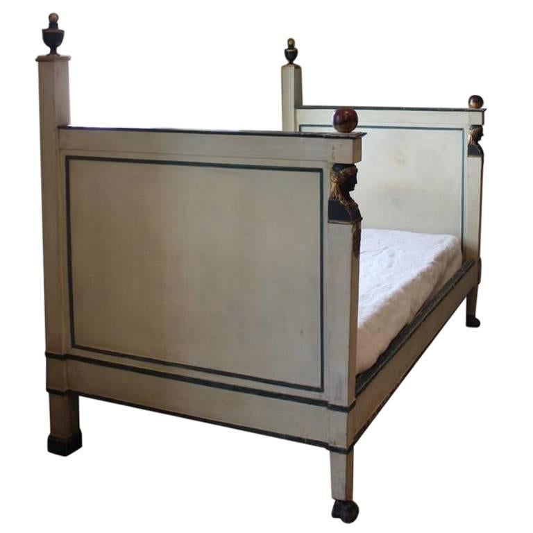 Early 19th Century French Empire Bed For Sale