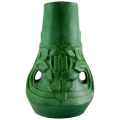 Vintage Höganäs Art Nouveau Ceramic Vase