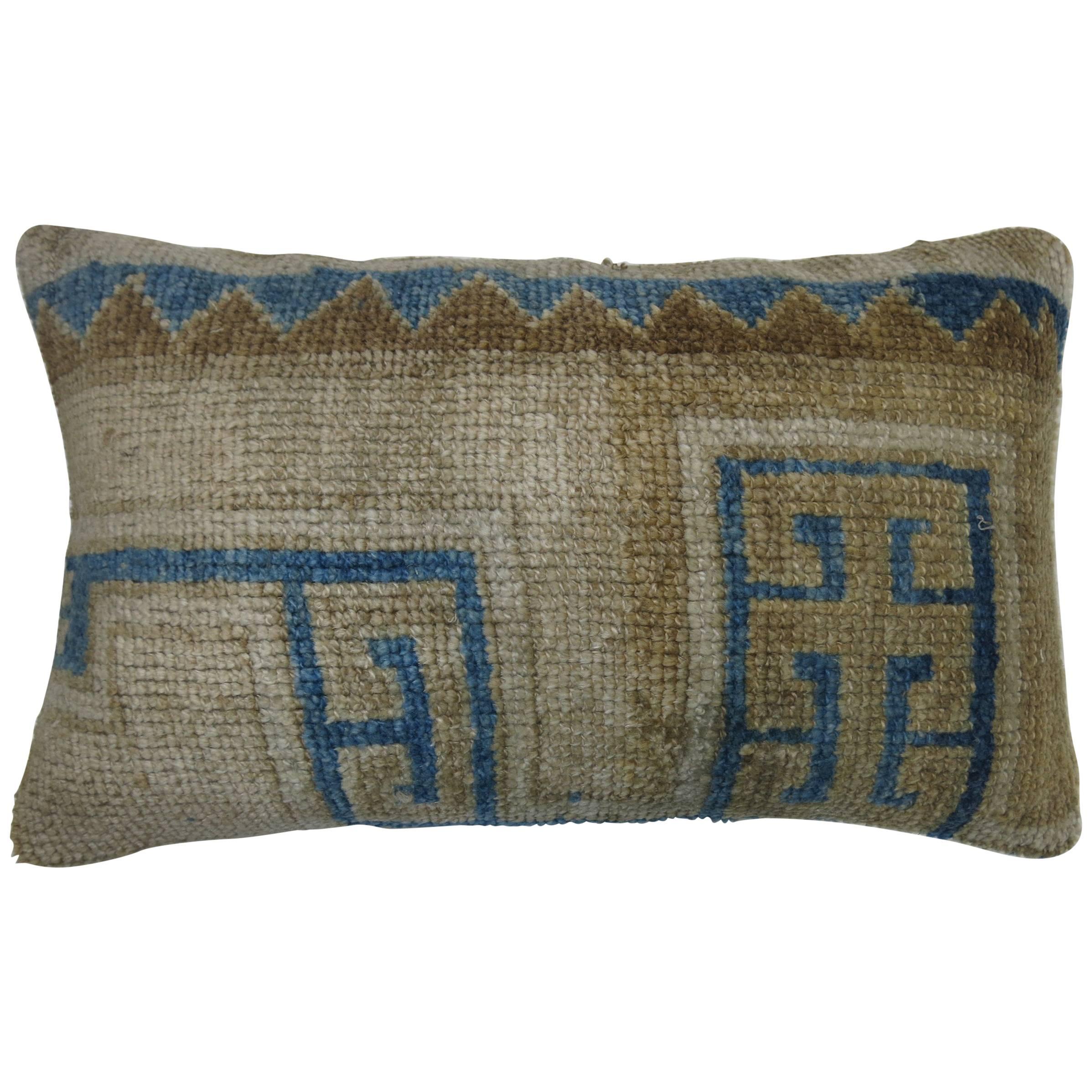 Bolster Vintage Oushak Rug Pillow