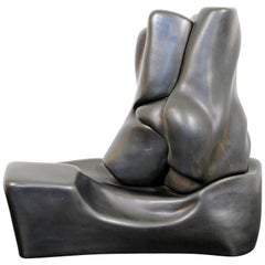 Contemporary Signed Abstract Table Sculpture F. Calderon, 1991 10/50