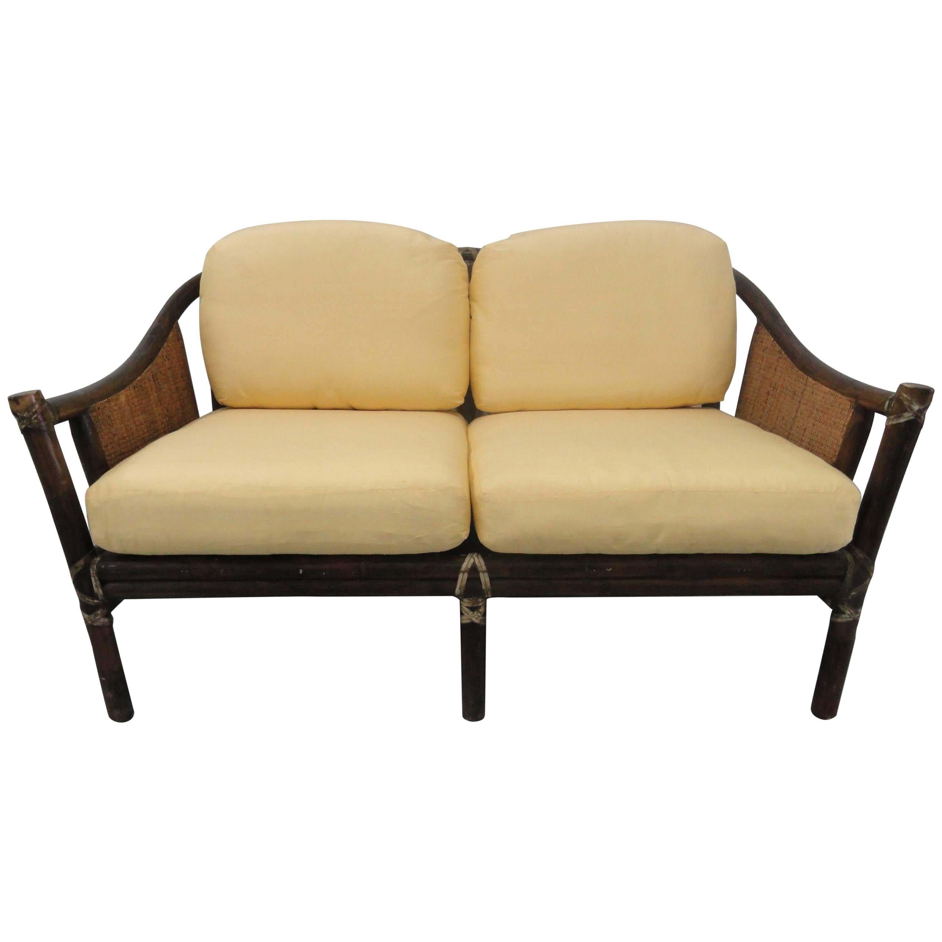 McGuire Settee For Sale