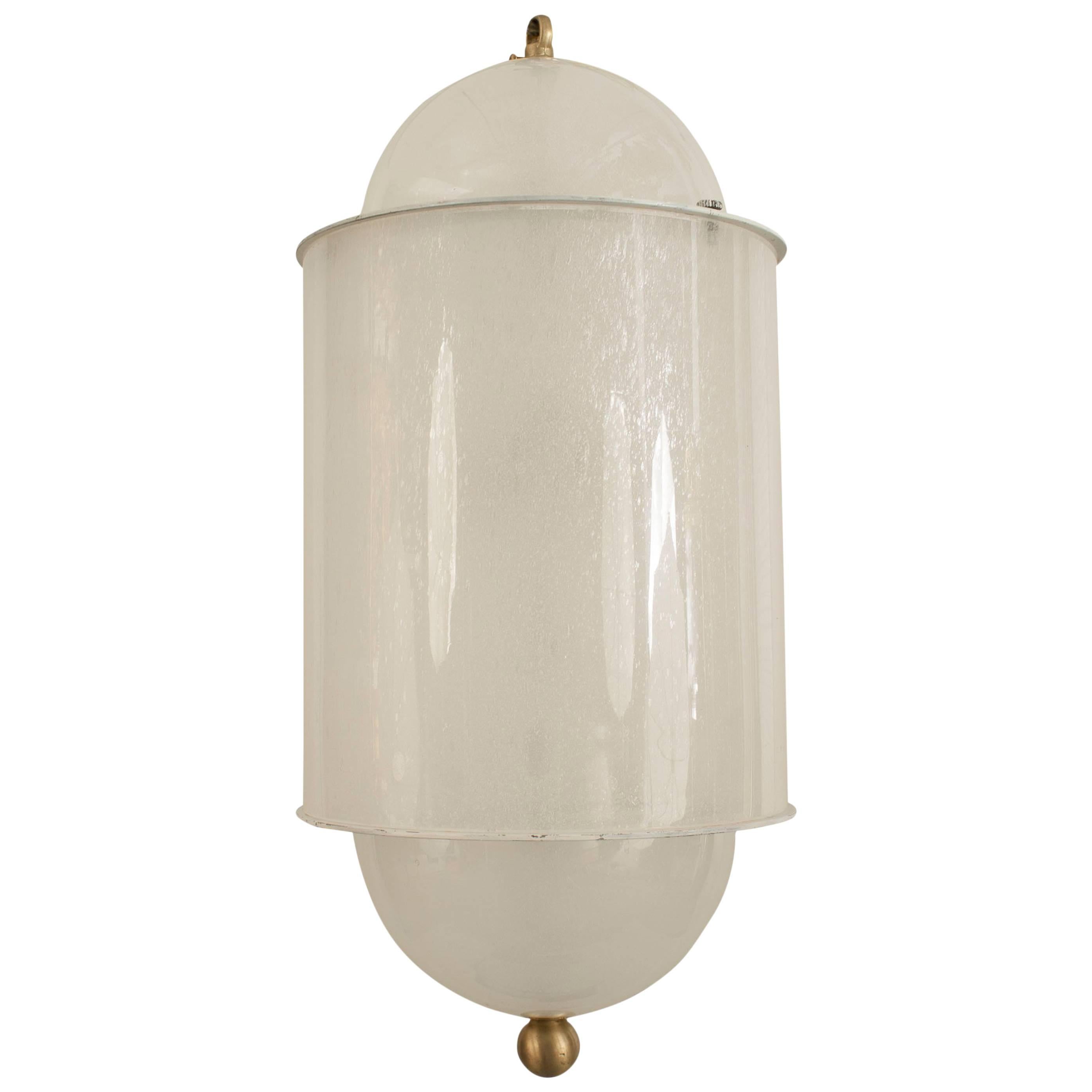 1940s Italian Mid-Century Cylindrical Lantern