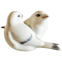 Royal Copenhagen Figurine of Two Sparrows #1389