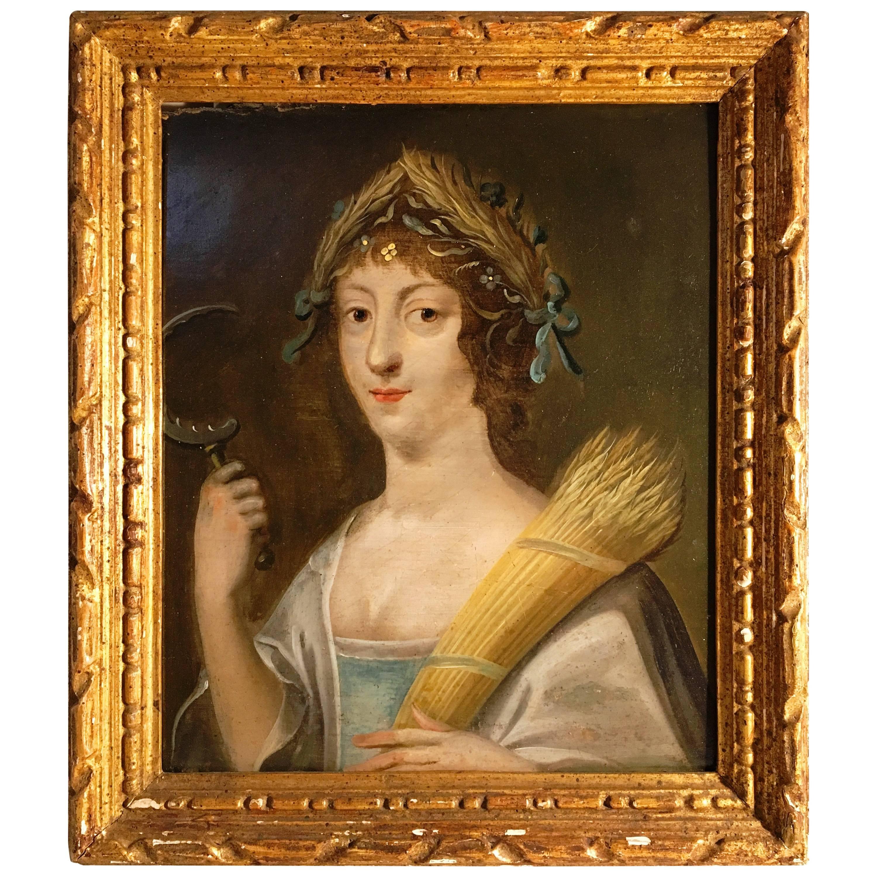 Early 18th Century Italian Portrait of Demeter