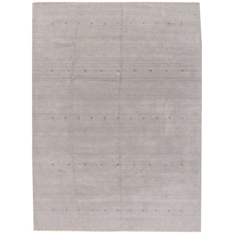 21st Century Gray Gabbeh Style Rug For Sale at 1stDibs