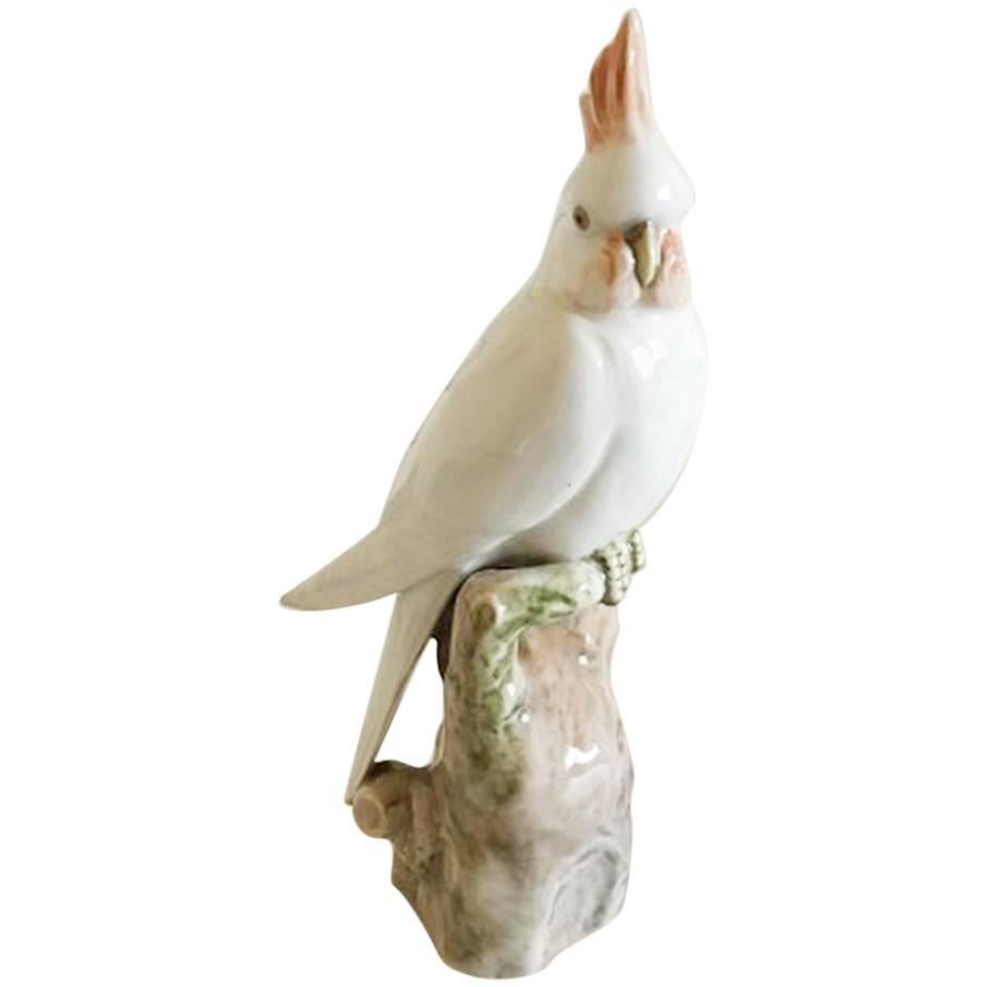 Rare Royal Copenhagen Cockatoo Figurine #1479 For Sale