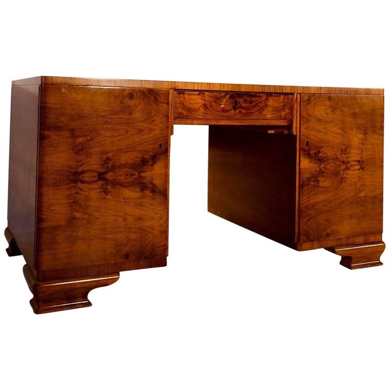 A Graceful American Art Deco Desk at 1stdibs