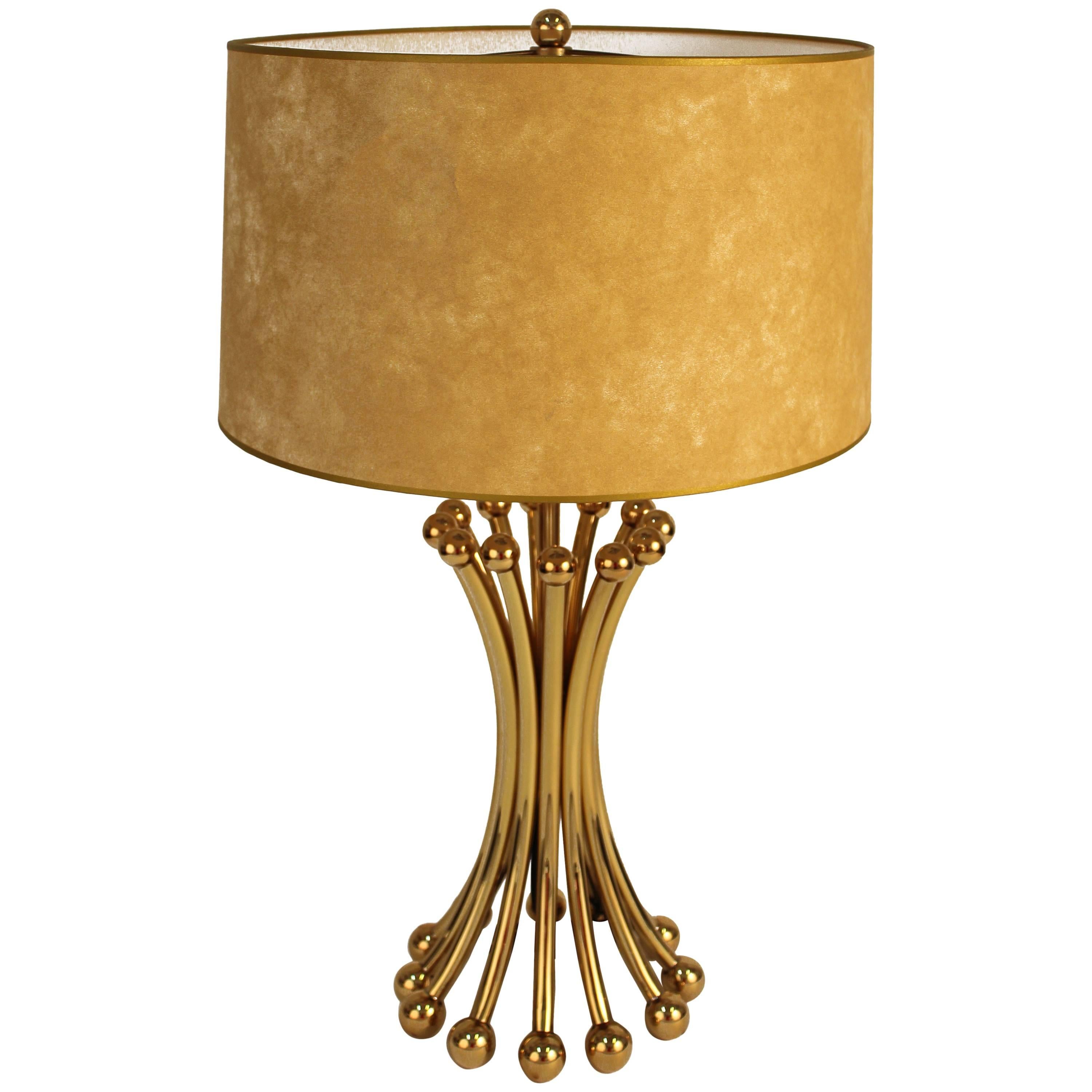 Mid Style Table Lamp in the Manner of Jean Royère For Sale