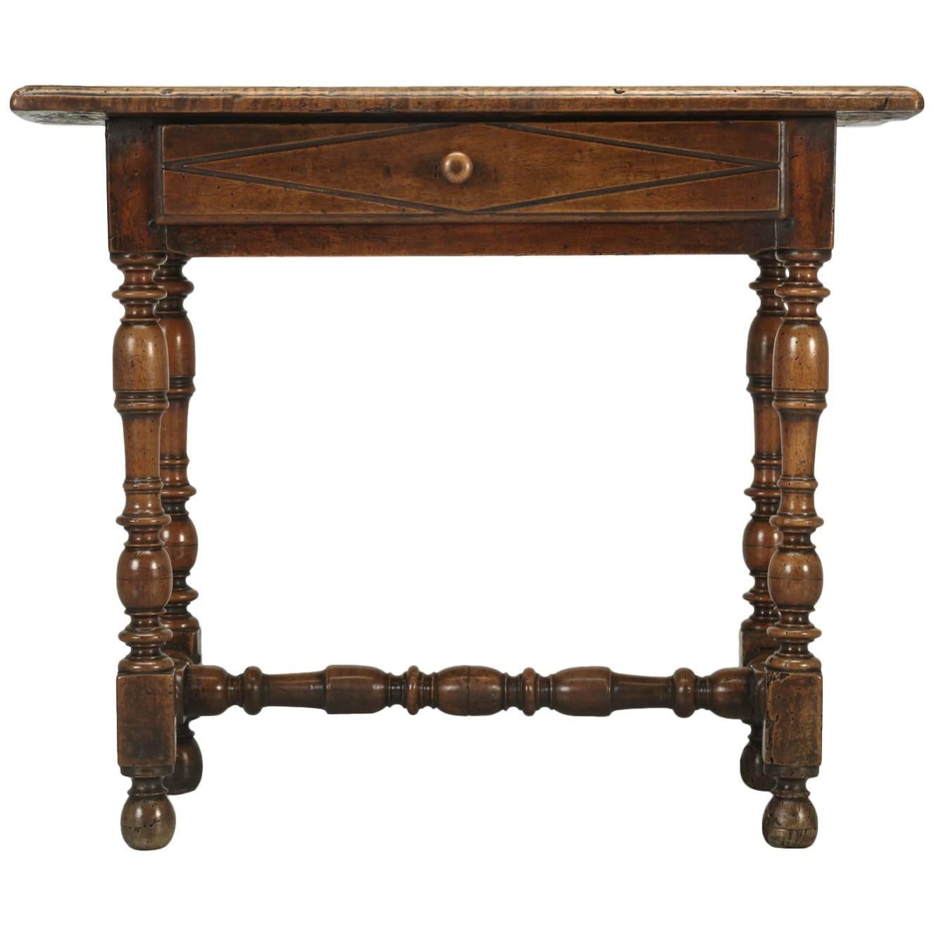 Antique Country French Side or End Table from the Early 1700s