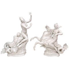 Paire de grandes porcelaines Paul Scheurich