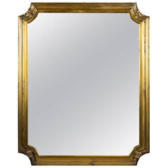 Large Austrian Silver Table Mirror, circa 1860