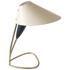 Elegant Mid-Century Modern Table Lamp or Desk Light Italy 1950s