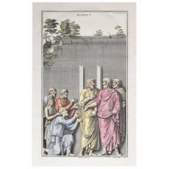 Habits a Color Copperplate Engraving by Bernard De Montfaucon