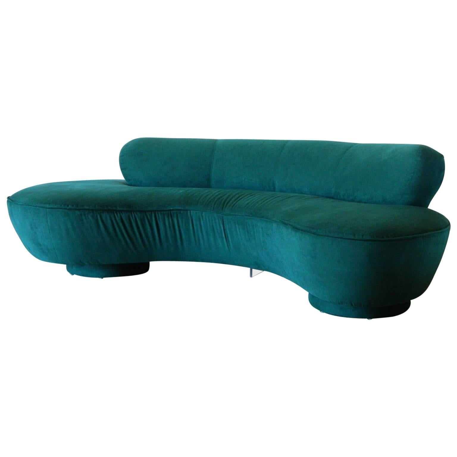 Vladimir Kagan Serpentine Sofa For Sale
