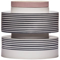 Silos Pink and Stripes by Simona Cardinetti, Handmade in Italy