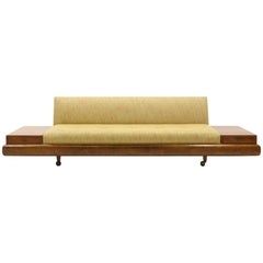 Excellent Armless Sofa with Attached Tables by Adrian Pearsall