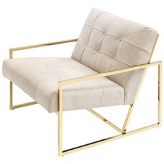 Matrix Armchair in Gold Finish