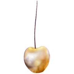 Escultura Mediana de Cerámica Oro Cereza