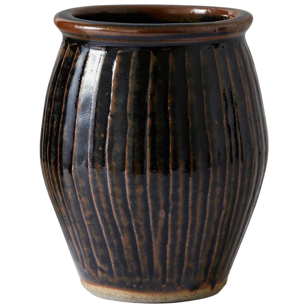 Vase Designed by Bernard Leach for St Ives Pottery, England, 1950s