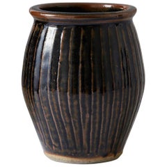 Vintage Vase Designed by Bernard Leach for St Ives Pottery, England, 1950s