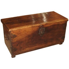 Walnut Wood Trunk from Spain, circa 1650