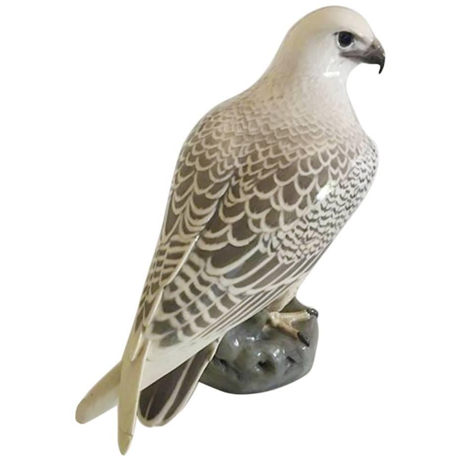 Large Royal Copenhagen Figurine of Falcon No. 2178 For Sale