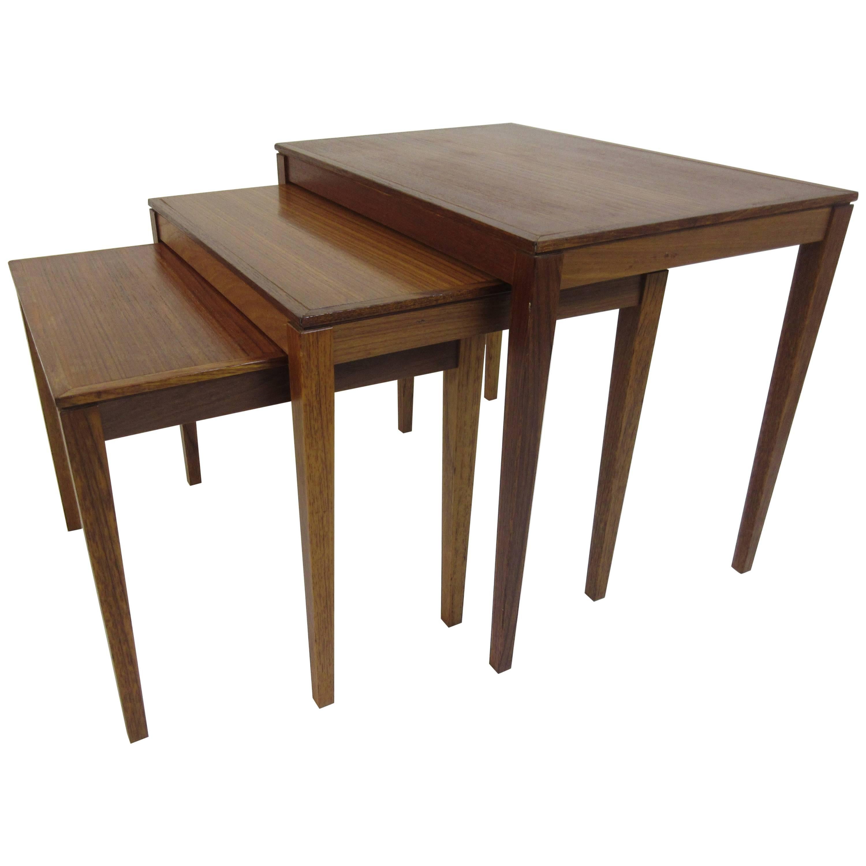 Danish Teak Nesting Tables